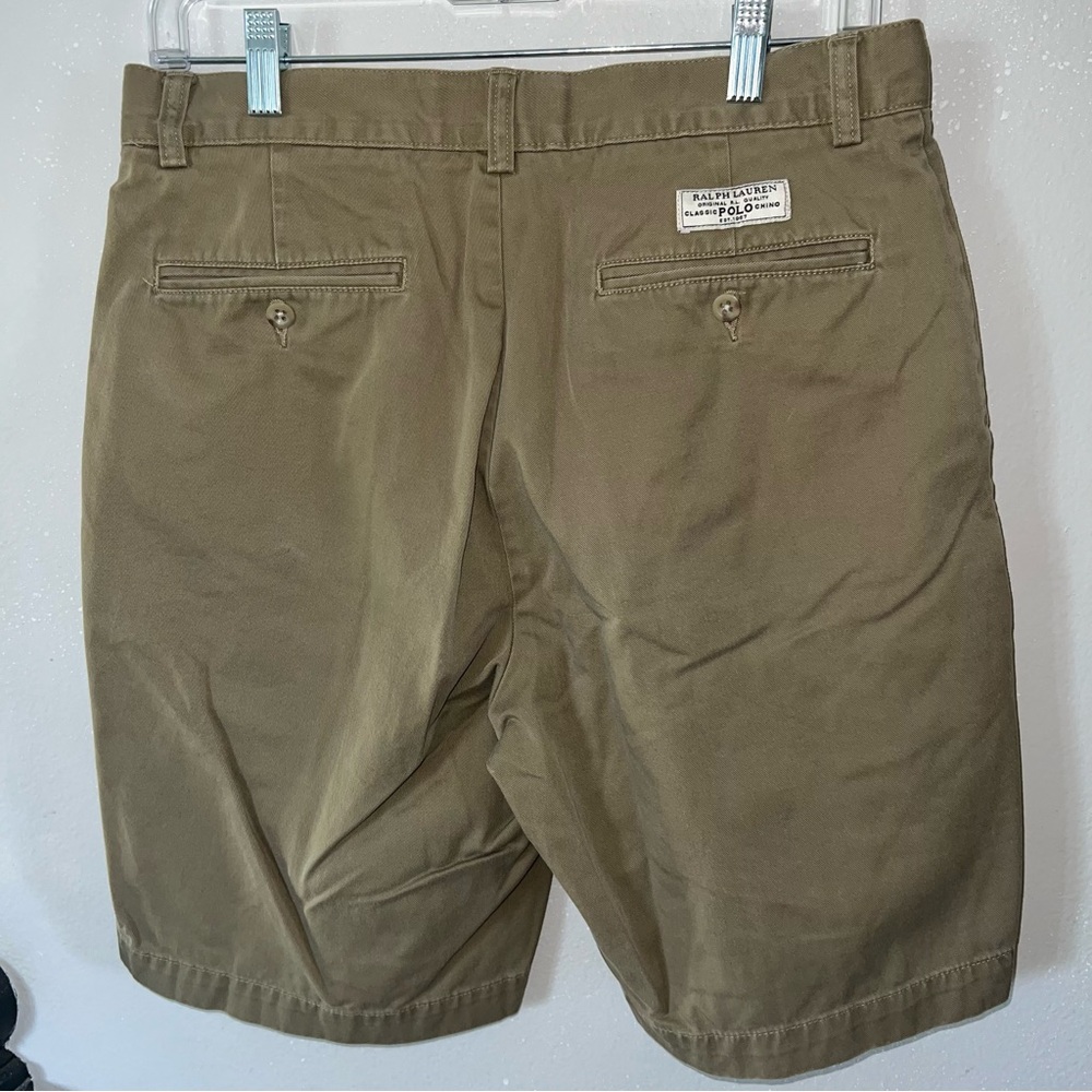 Polo Ralph Lauren Men’s Khaki Cotton Prospect Shorts Size 31 - Picture 2 of 8